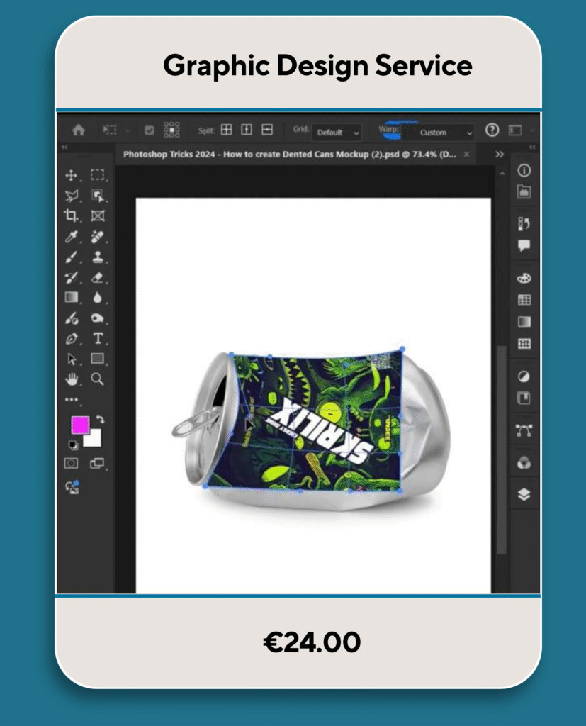 Affordable Graphic Design service for businesses – price 24 euro