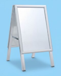 Aluminium Pavement Sign A1 | Double-Sided A-Frame Display Board