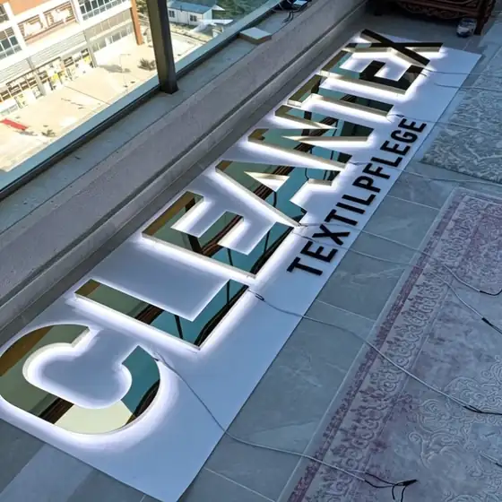 3D Built-Up Halo-Lit LED Sign