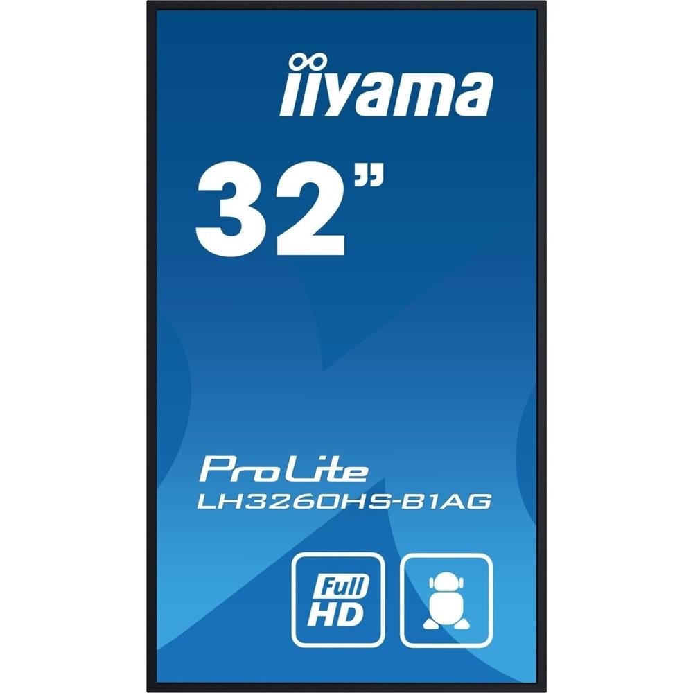 iiyama 32 inch Full HD commercial display in portrait orientation